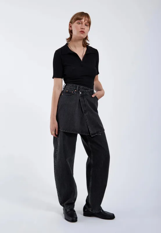 Renay Skirt - Retro Black sold by Dr. Denim