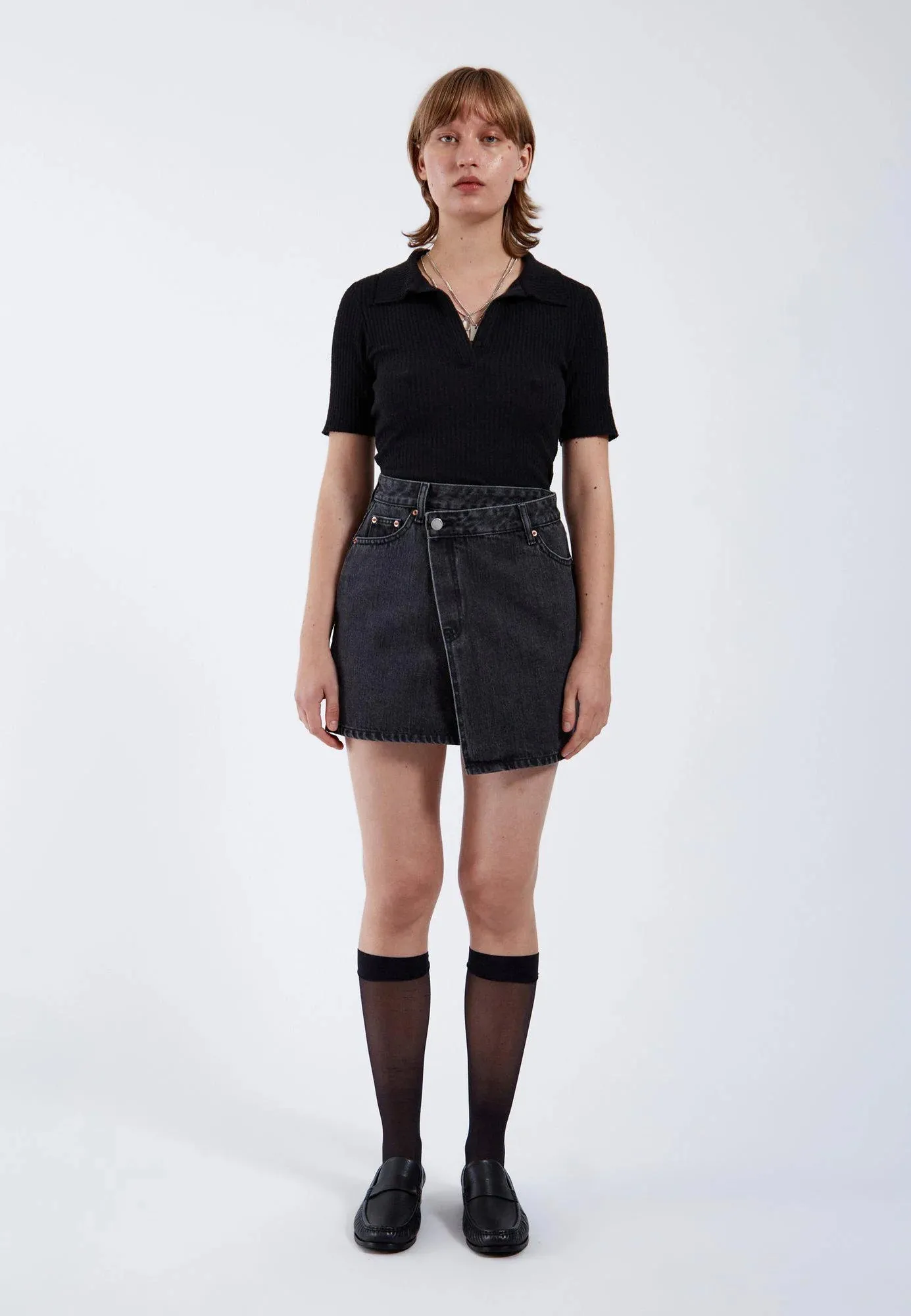 Renay Skirt - Retro Black sold by Dr. Denim product image thumbnail 3