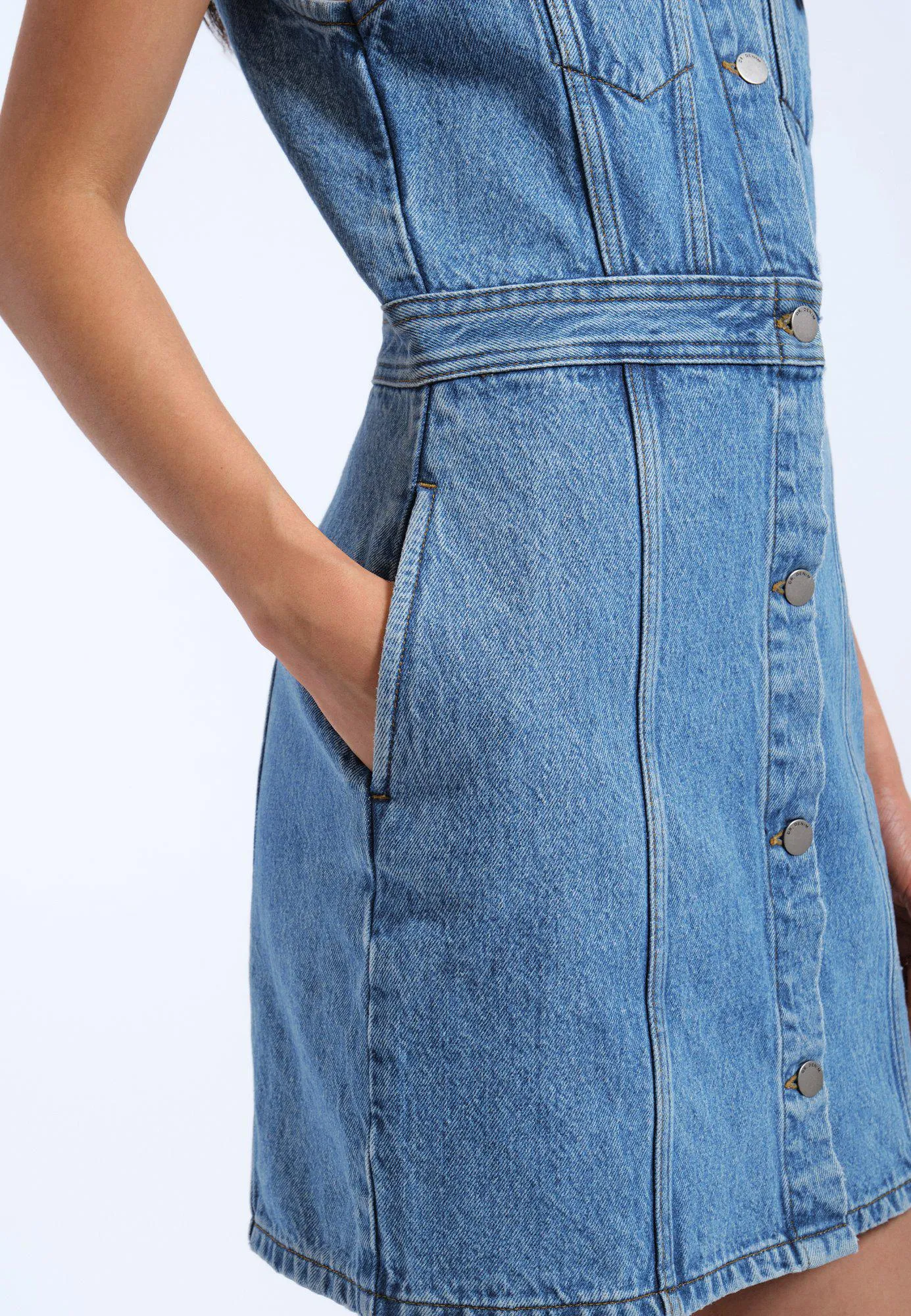Kinsley Dress - Stream Sky Retro sold by Dr. Denim product image thumbnail 4