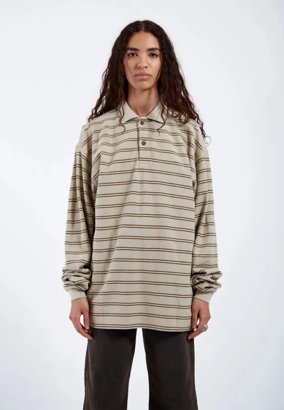 Reno Polo - Silver Lining Stripe sold by Dr. Denim