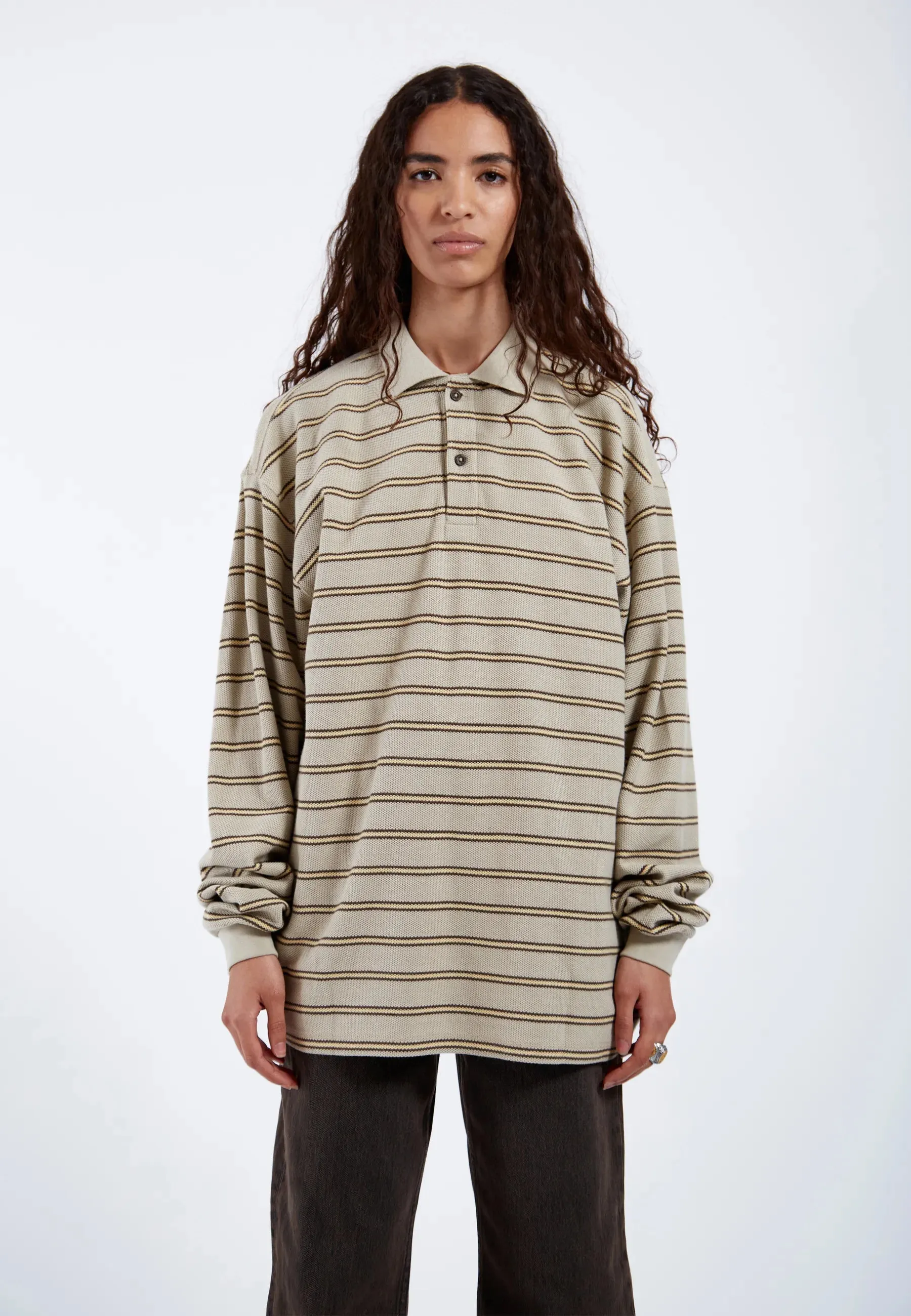 Reno Polo - Silver Lining Stripe sold by Dr. Denim