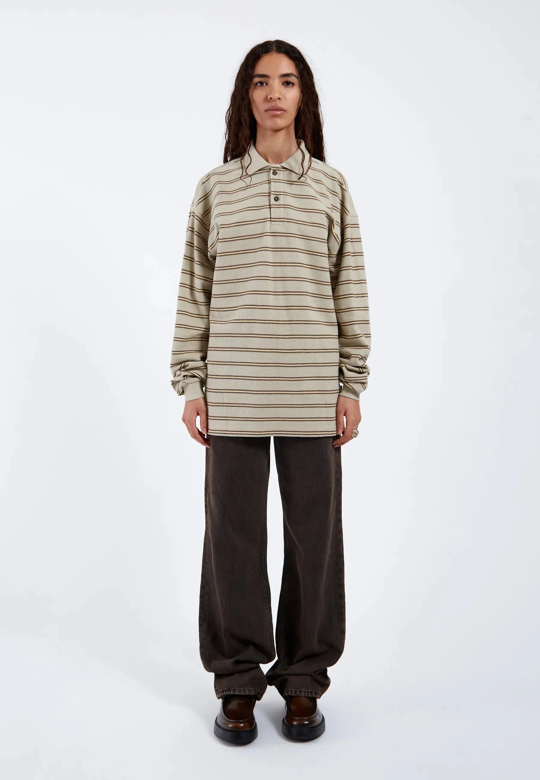 Reno Polo - Silver Lining Stripe sold by Dr. Denim product image thumbnail 5