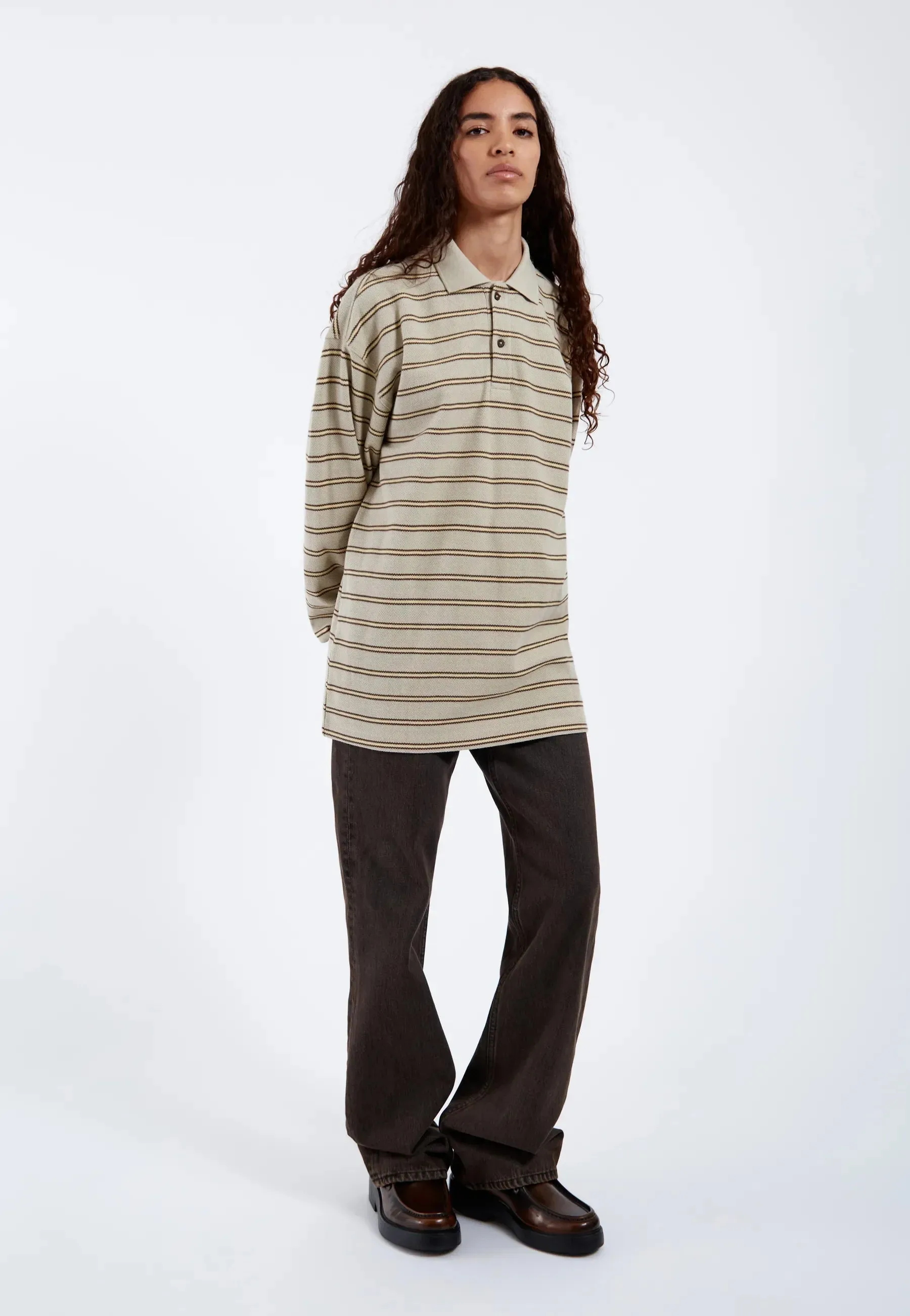 Reno Polo - Silver Lining Stripe sold by Dr. Denim product image thumbnail 3