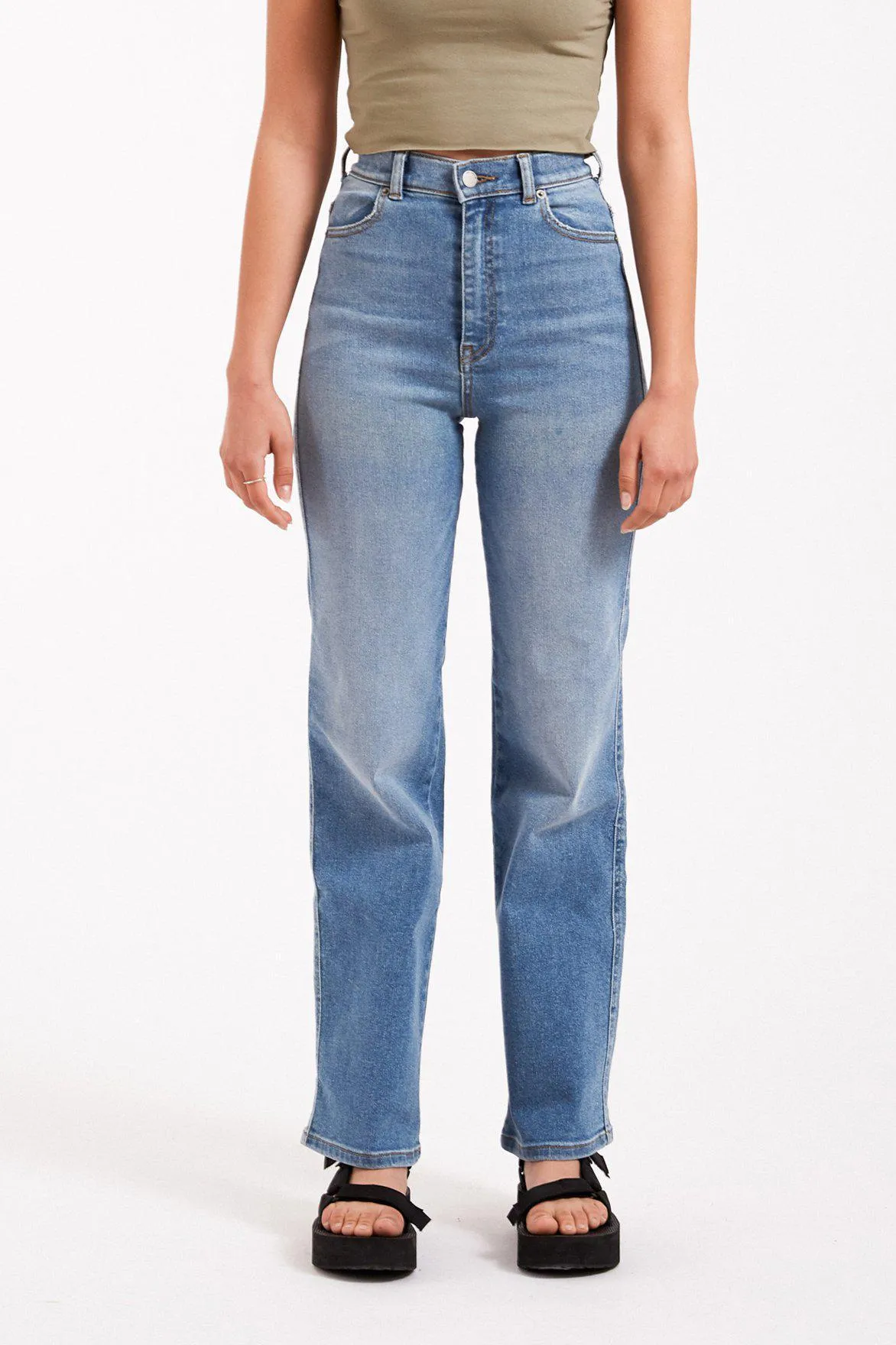 Moxy Straight - Breeze Mid Worn Hem sold by Dr. Denim product image thumbnail 2