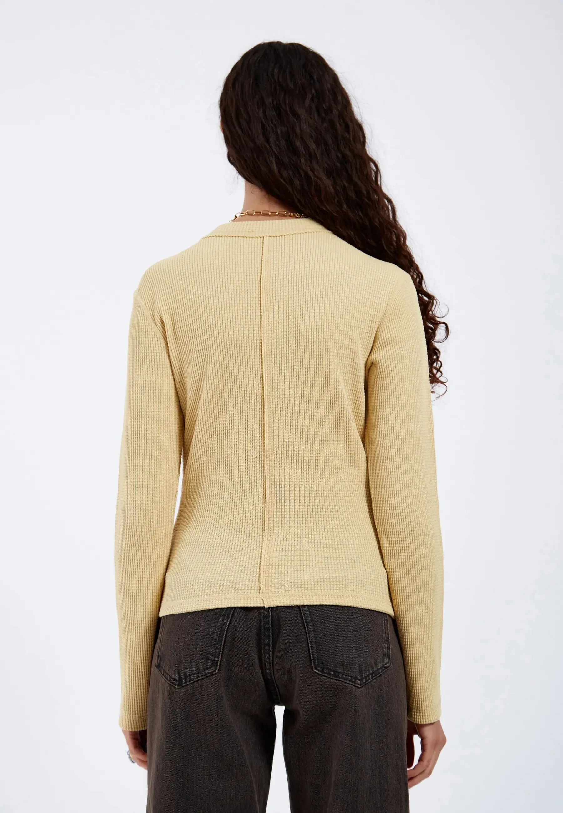 Stella Waffle Top - Jojoba sold by Dr. Denim product image thumbnail 4