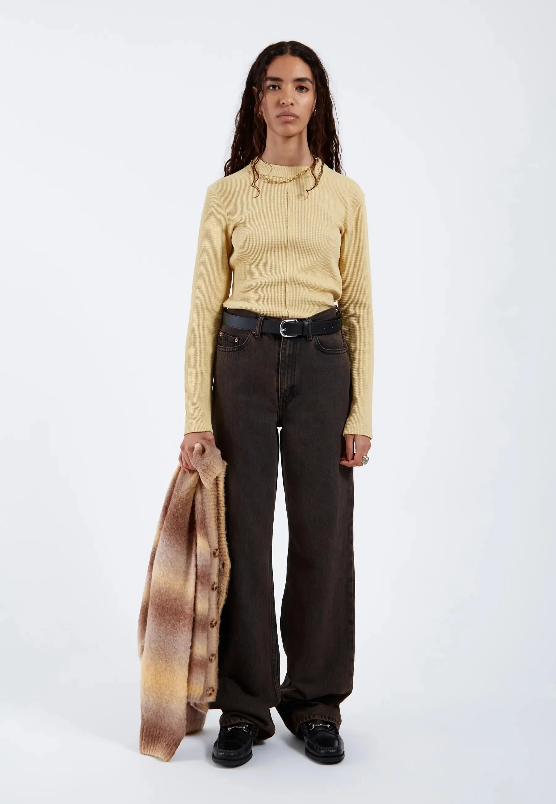 Stella Waffle Top - Jojoba sold by Dr. Denim product image thumbnail 2