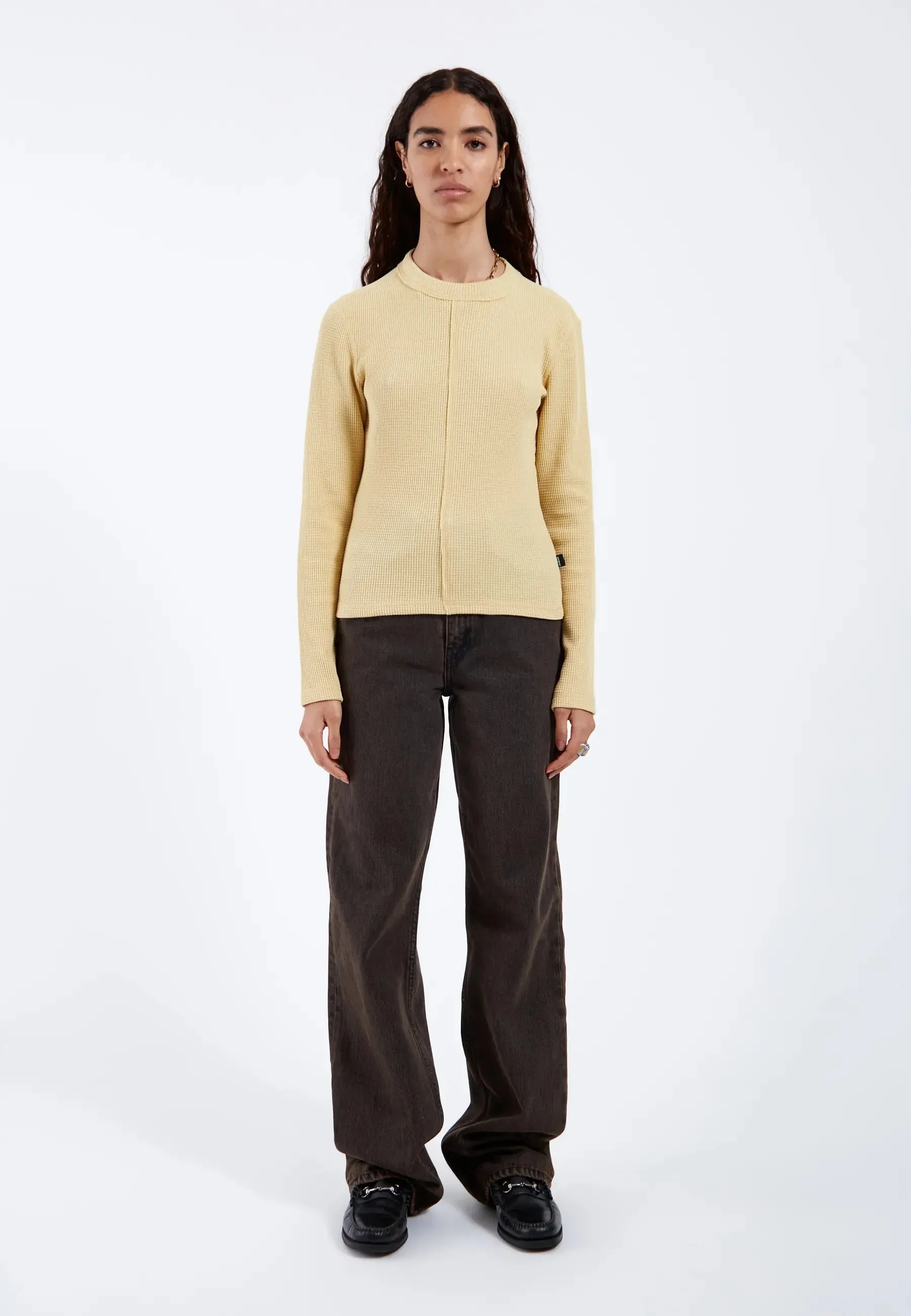 Stella Waffle Top - Jojoba sold by Dr. Denim product image thumbnail 3