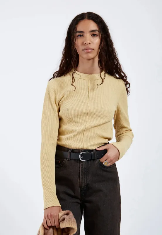 Stella Waffle Top - Jojoba made by Dr. Denim