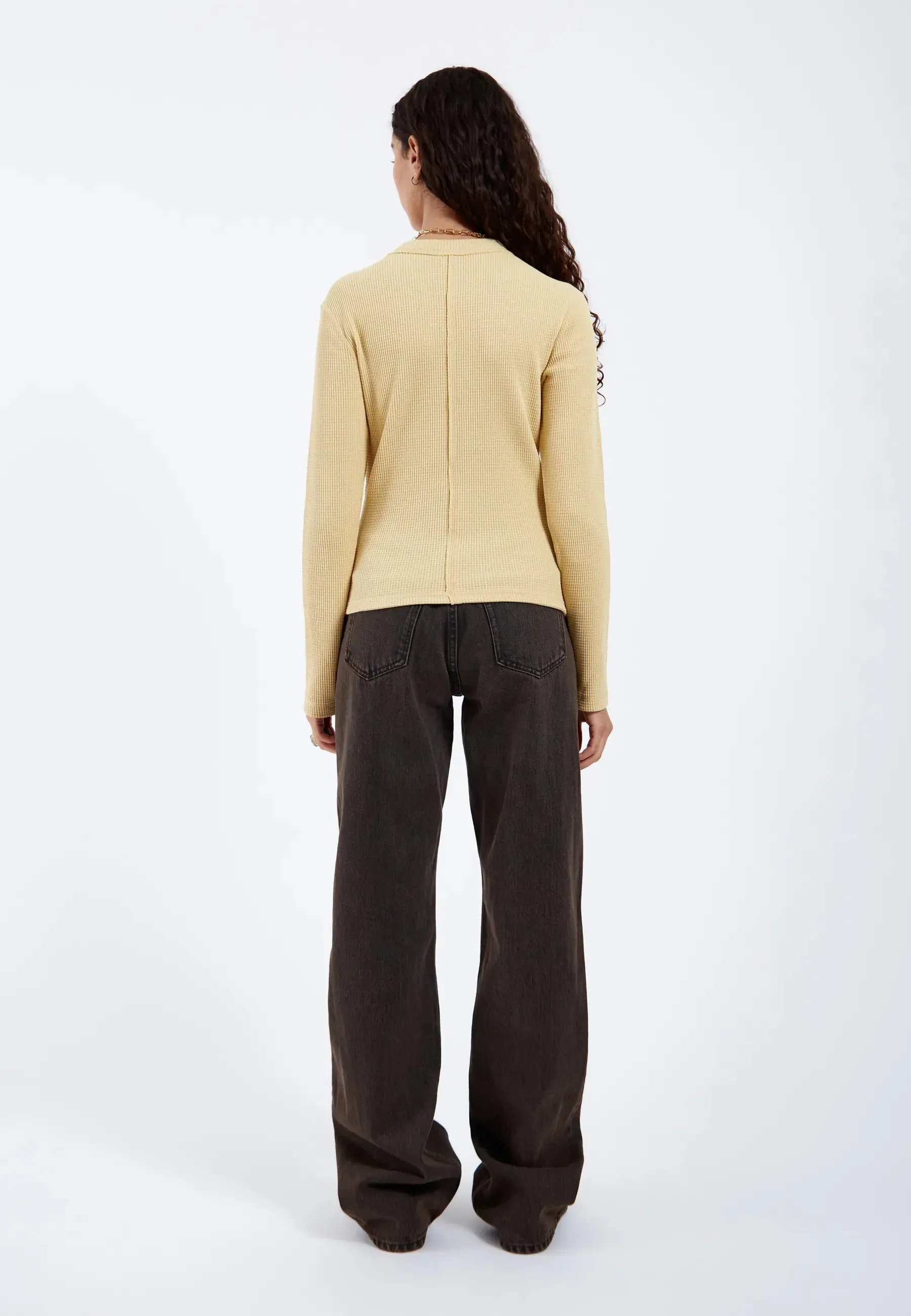 Stella Waffle Top - Jojoba sold by Dr. Denim product image thumbnail 5