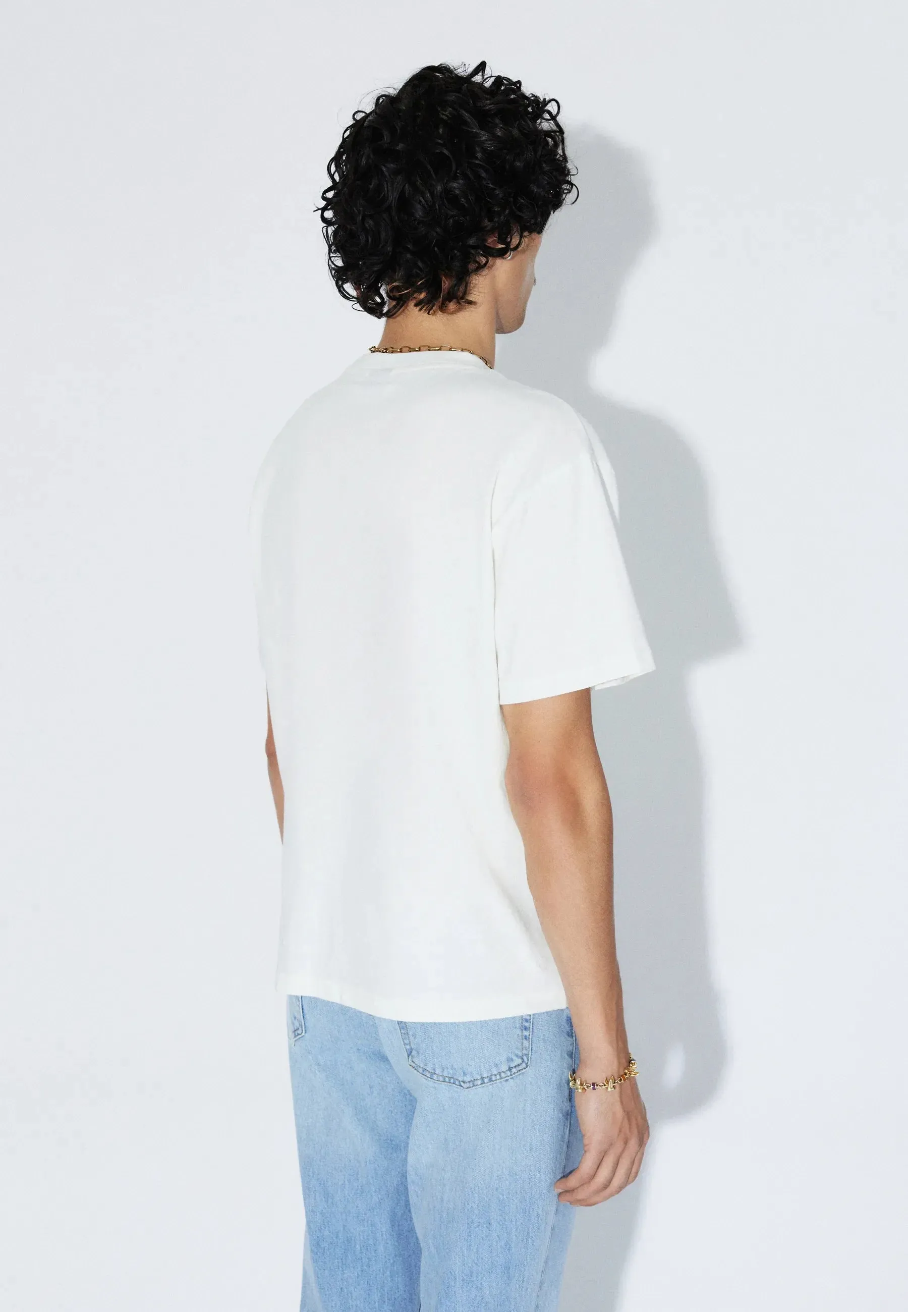 Bace Tee - Off White Brush sold by Dr. Denim product image thumbnail 5