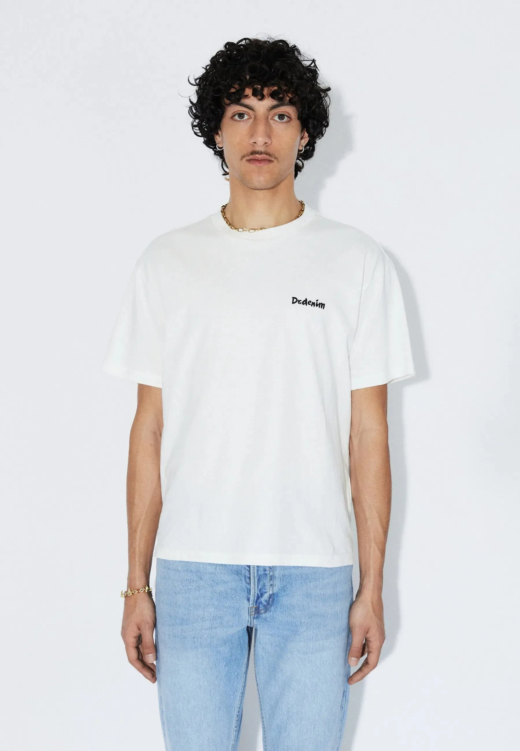 Bace Tee - Off White Brush sold by Dr. Denim product image thumbnail 3