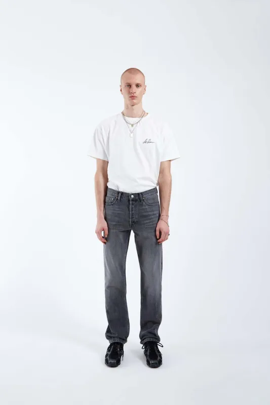 Dash Straight - Mid Grey Used made by Dr. Denim
