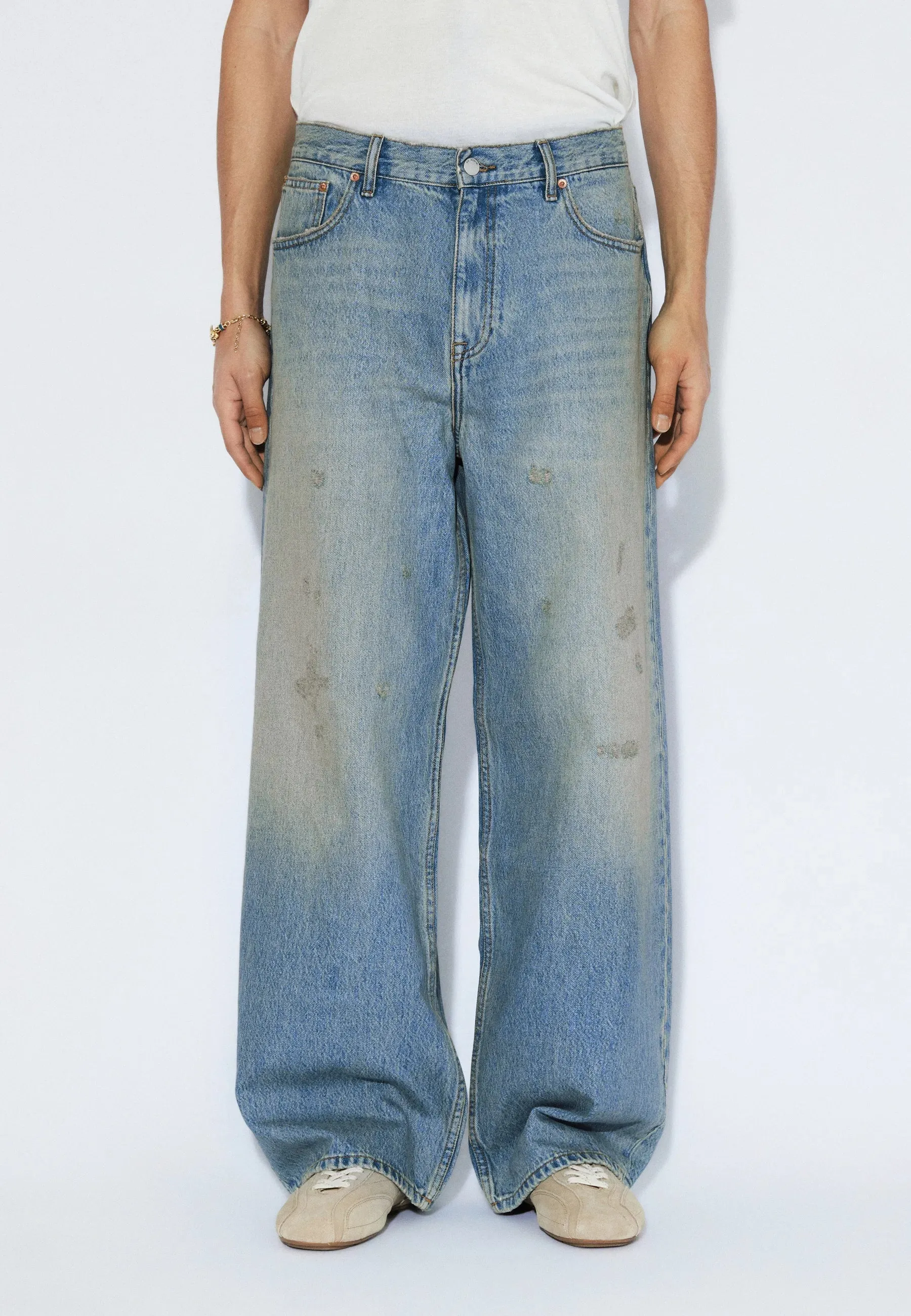 Cormac Baggy - Stream Sky Aged Distress sold by Dr. Denim product image thumbnail 4