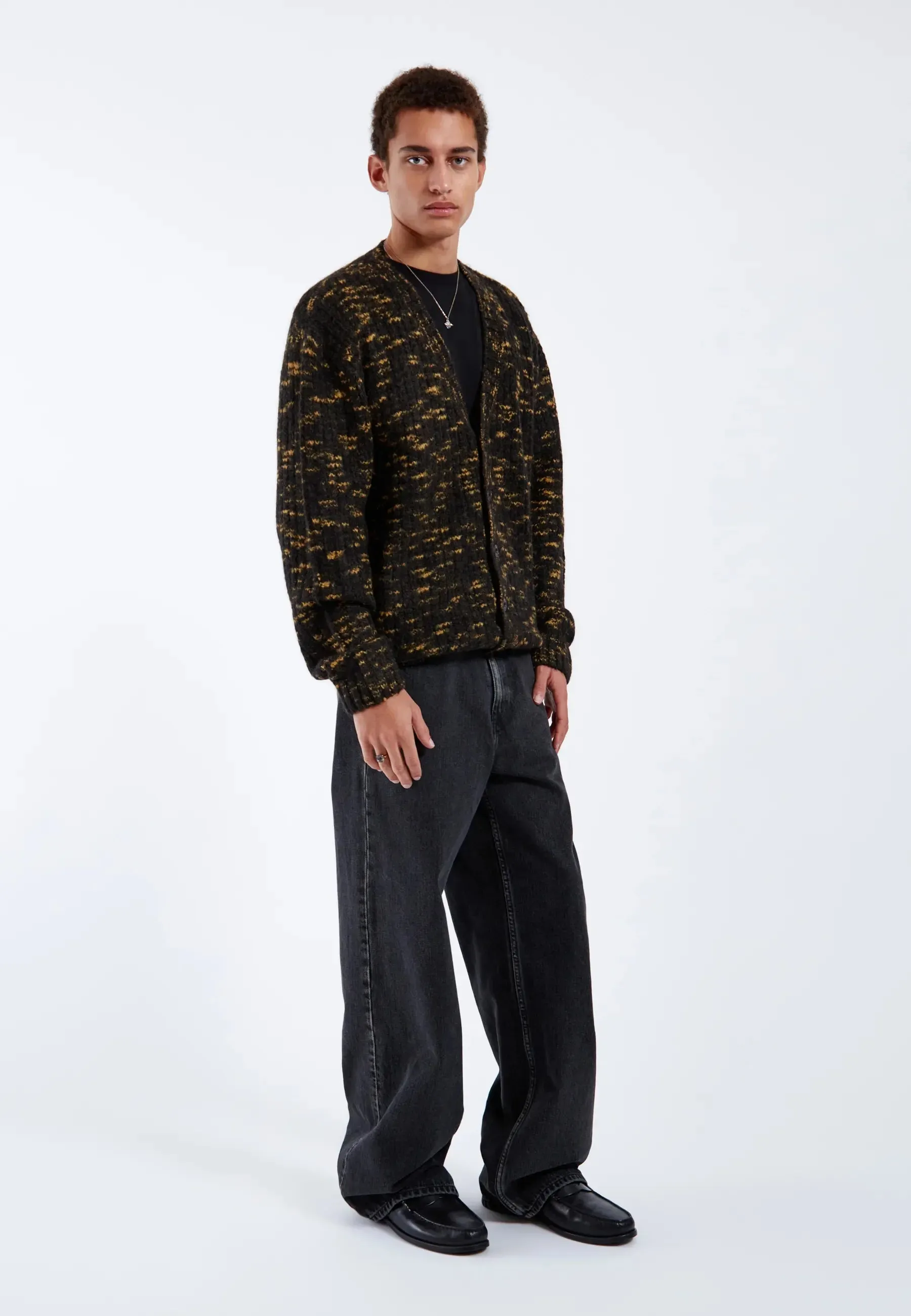 Tom Cardigan - Space Black sold by Dr. Denim product image thumbnail 5