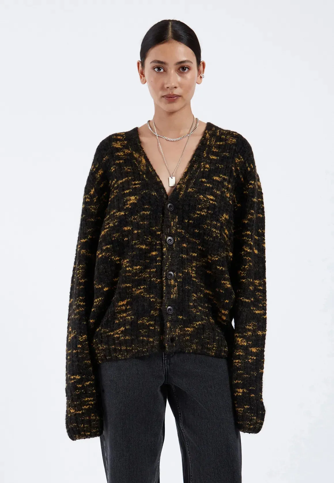 Tom Cardigan - Space Black sold by Dr. Denim product image thumbnail 3