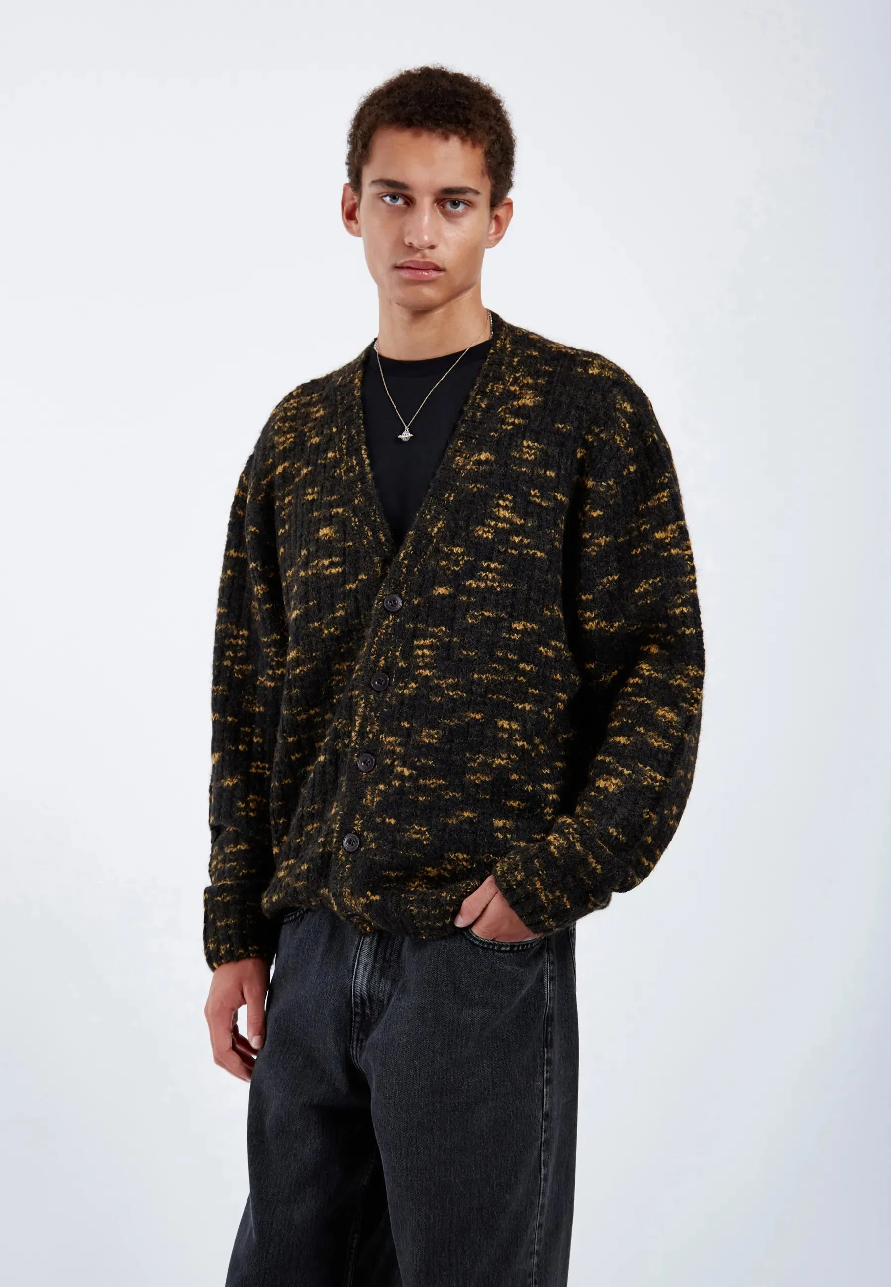 Tom Cardigan - Space Black sold by Dr. Denim product image thumbnail 2