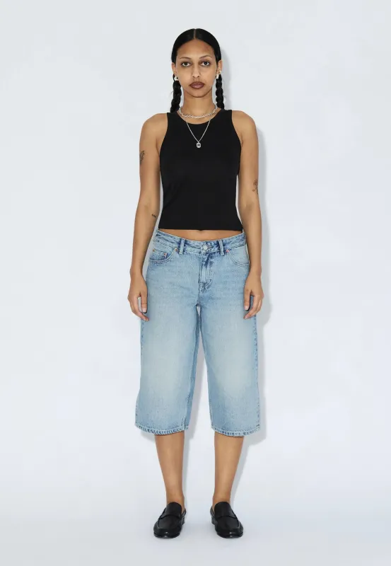 Dace Mid Wide Capri - Drift Light Used made by Dr. Denim