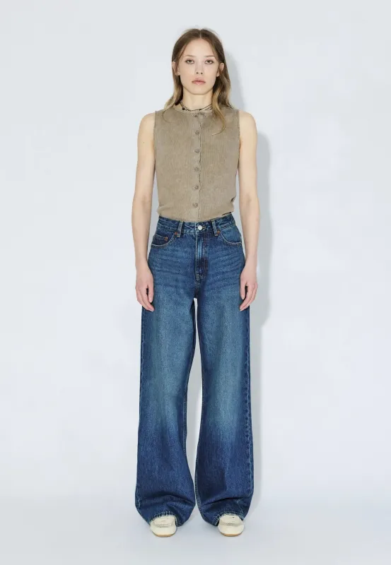 Donna High Relaxed - Stream Dark Fade Vintage made by Dr. Denim