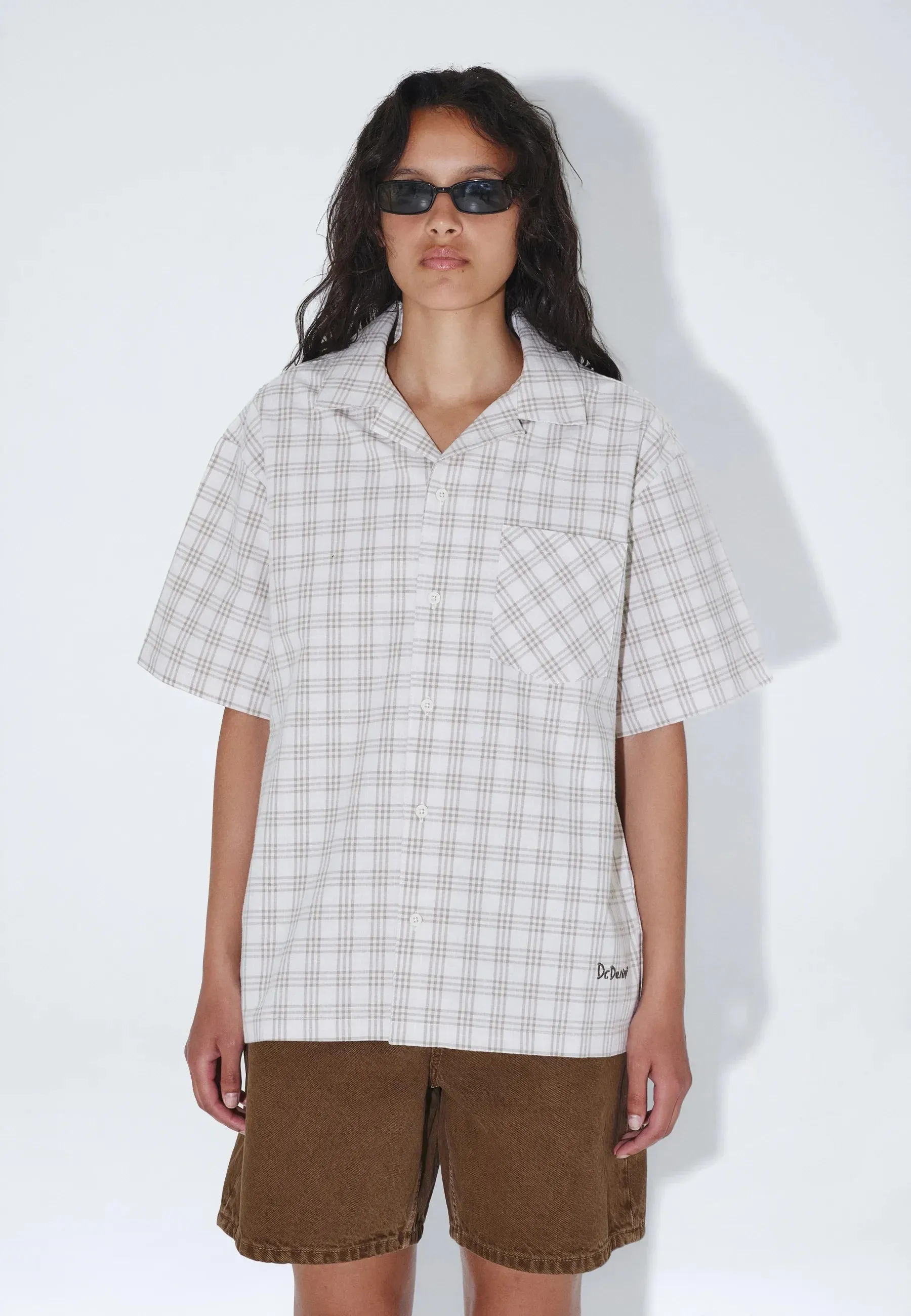 Mile Shirt - Ecru Summer Check sold by Dr. Denim product image thumbnail 4