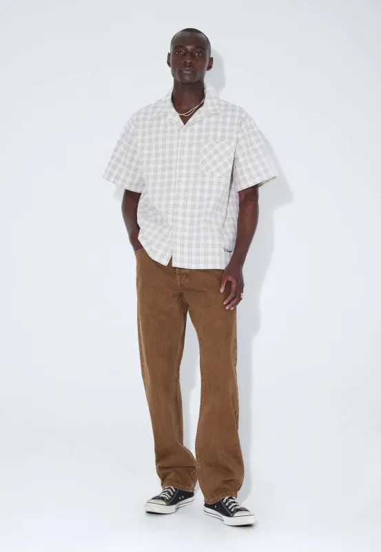 Mile Shirt - Ecru Summer Check made by Dr. Denim