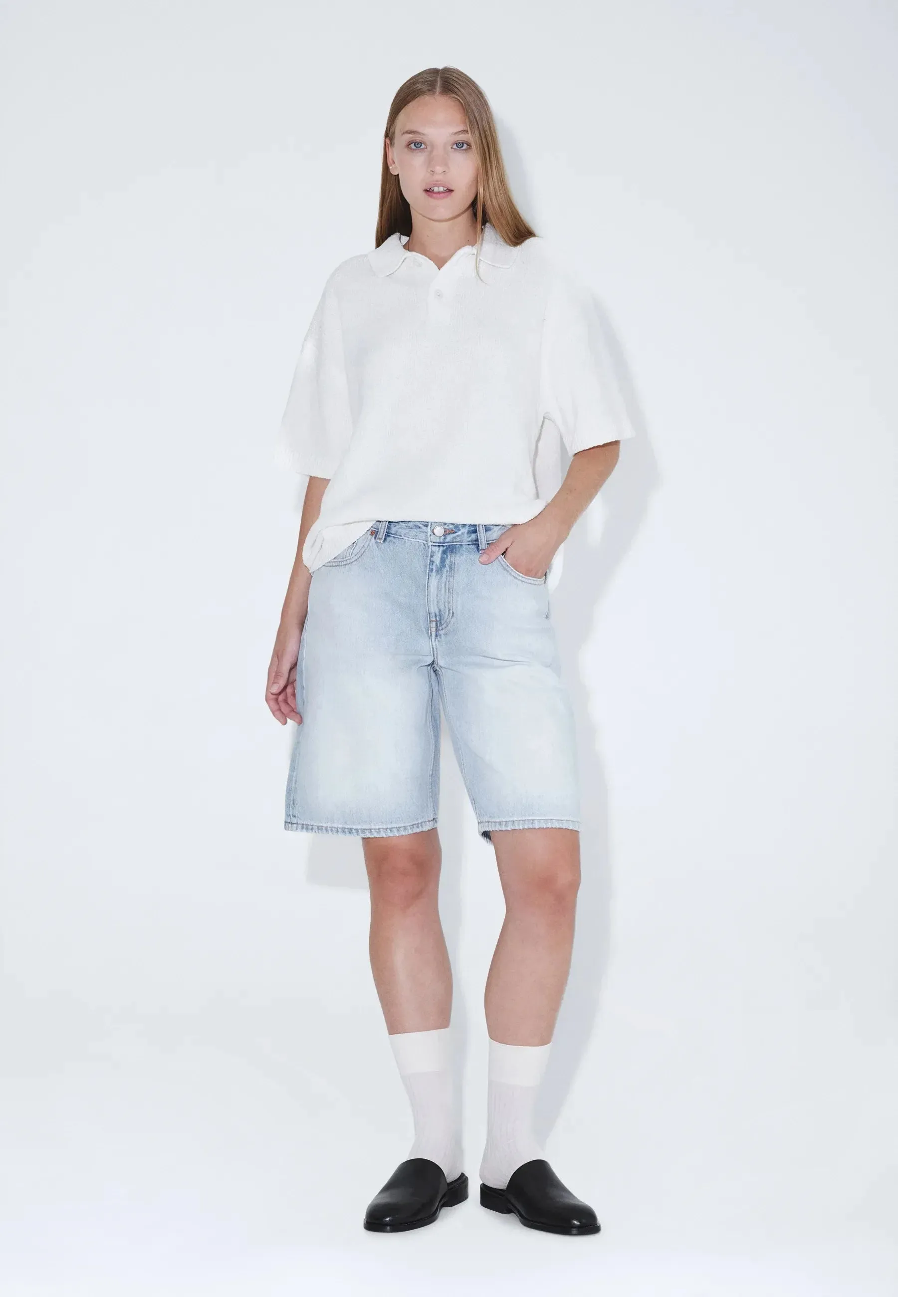 Asra Shorts - Stream Light Fade sold by Dr. Denim product image thumbnail 4