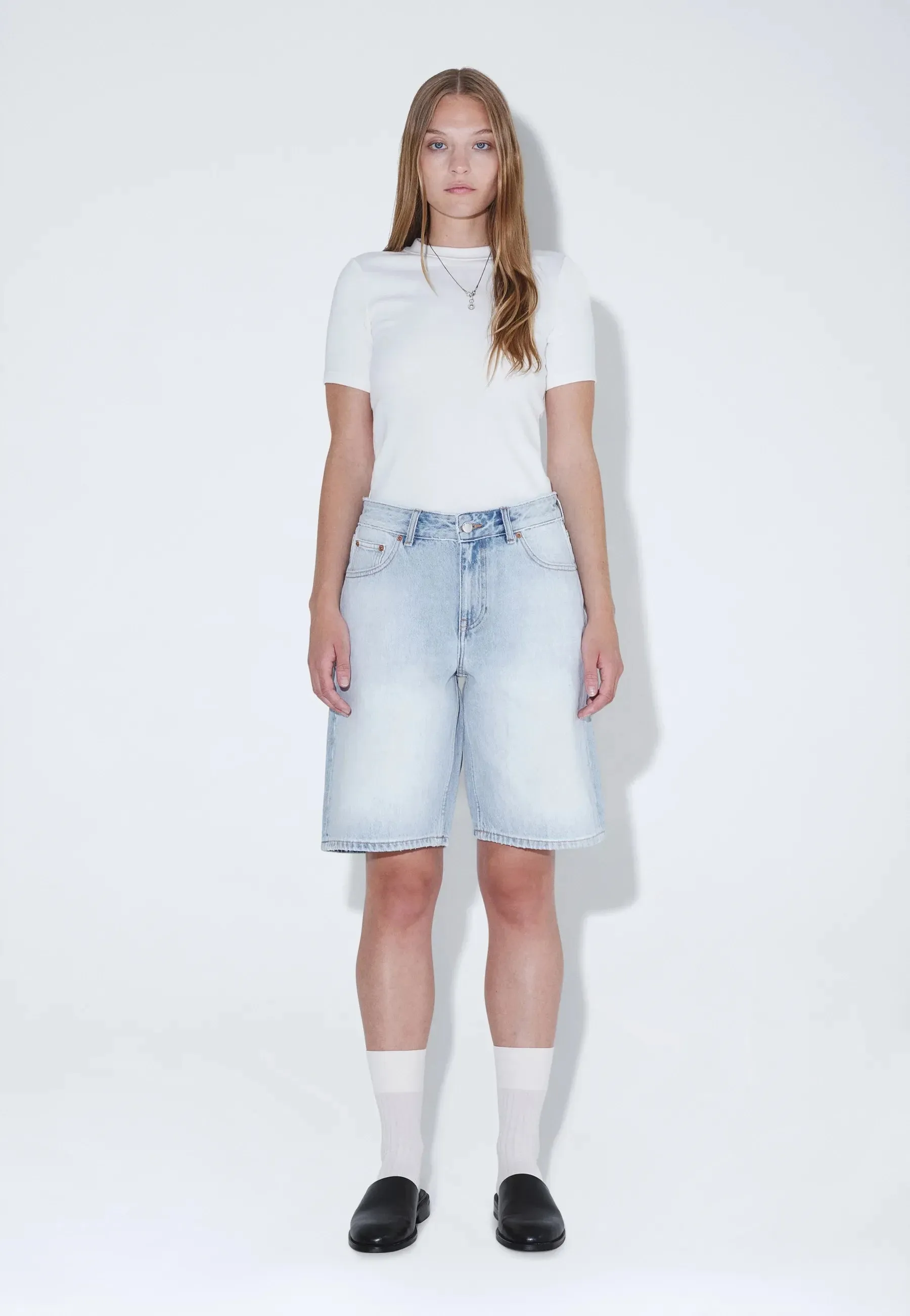 Asra Shorts - Stream Light Fade sold by Dr. Denim product image thumbnail 5
