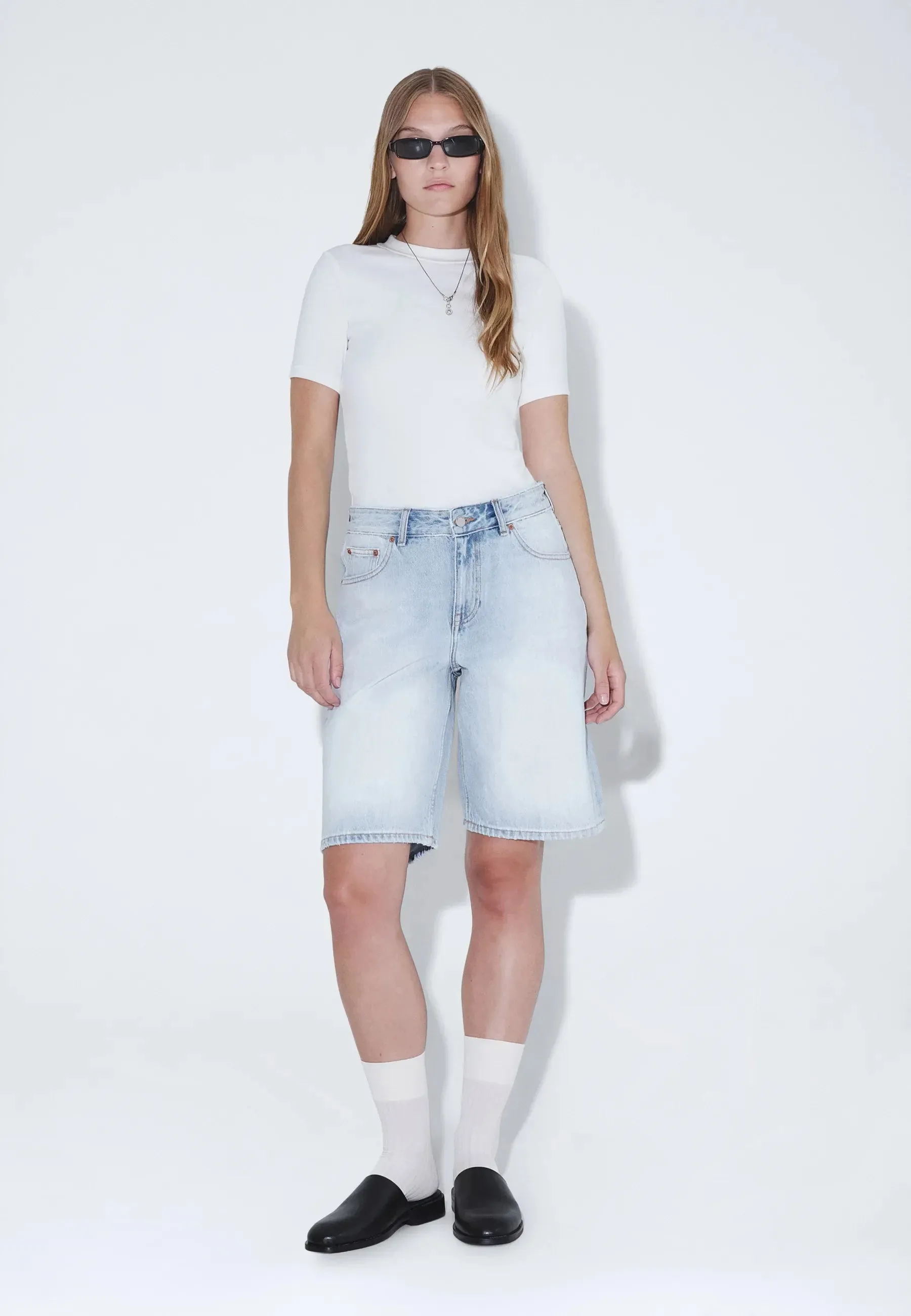 Asra Shorts - Stream Light Fade sold by Dr. Denim product image thumbnail 2