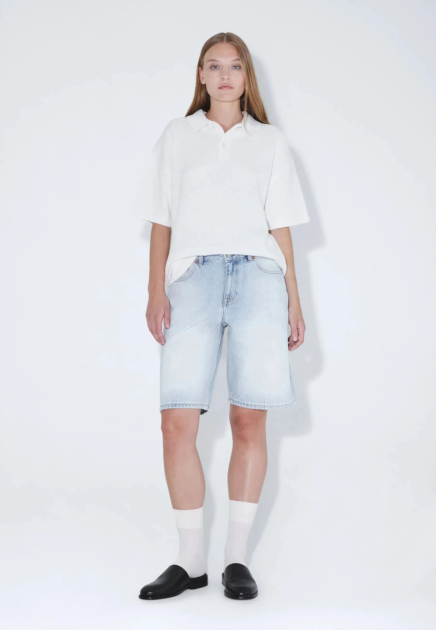 Asra Shorts - Stream Light Fade sold by Dr. Denim product image thumbnail 3