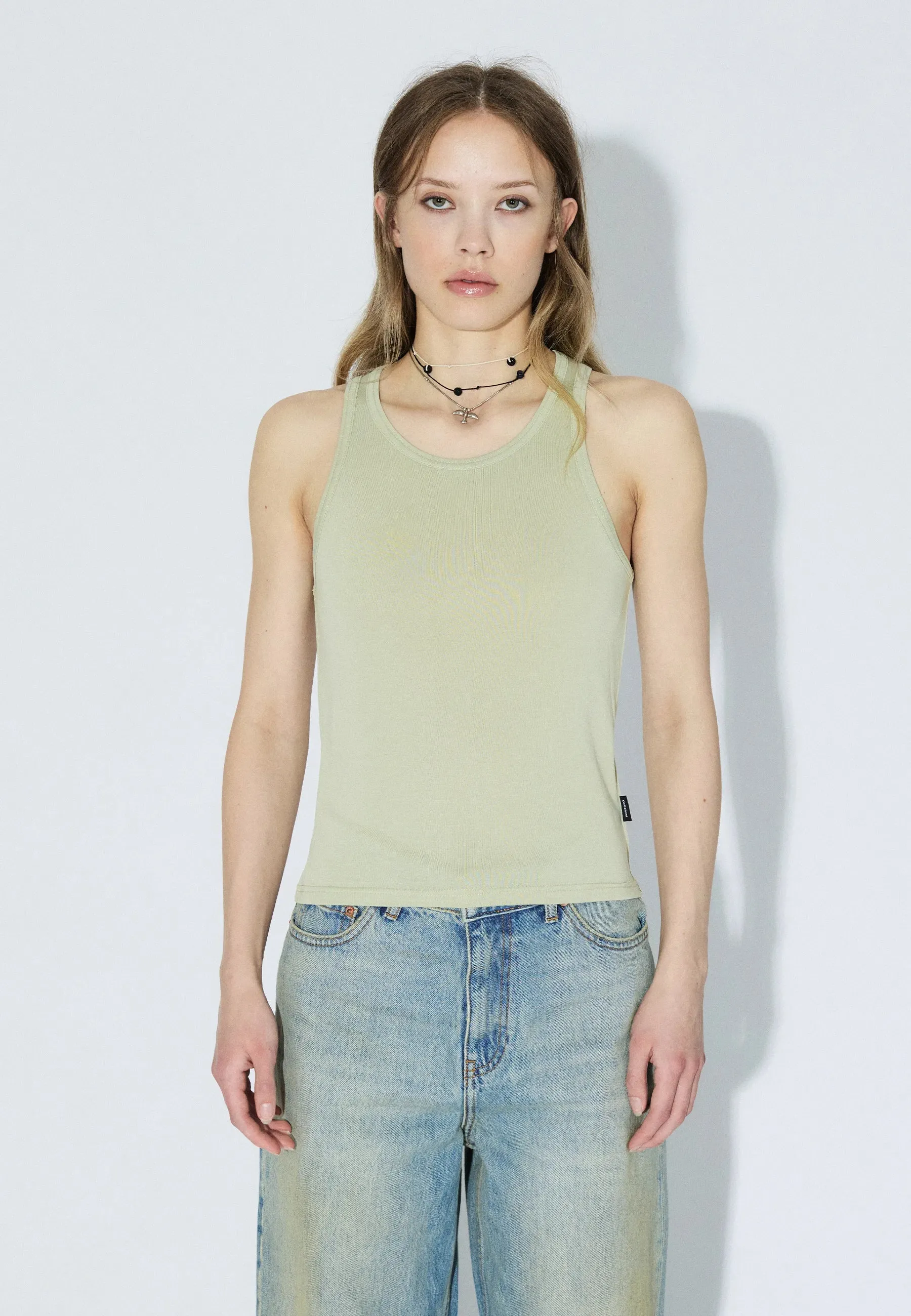 Mella Top - Lt Green Mono sold by Dr. Denim product image thumbnail 5