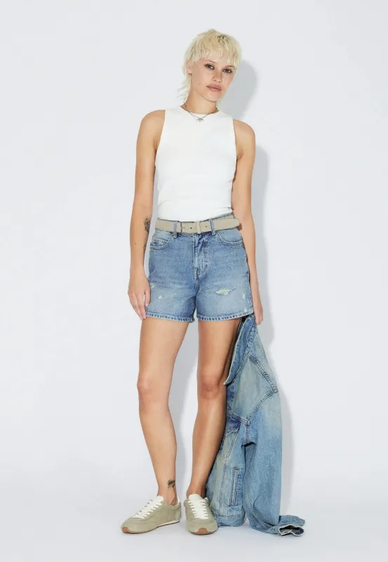 Nora Shorts - Bay Sky Dirty made by Dr. Denim