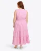 Delilah Midi Dress in Crisp Cotton sold by Draper James