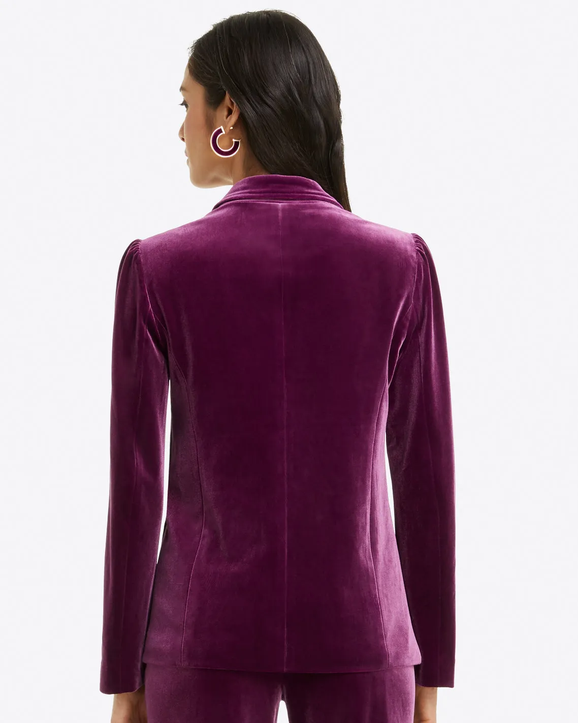 Blazer in Crimson Velvet sold by Draper James product image thumbnail 4