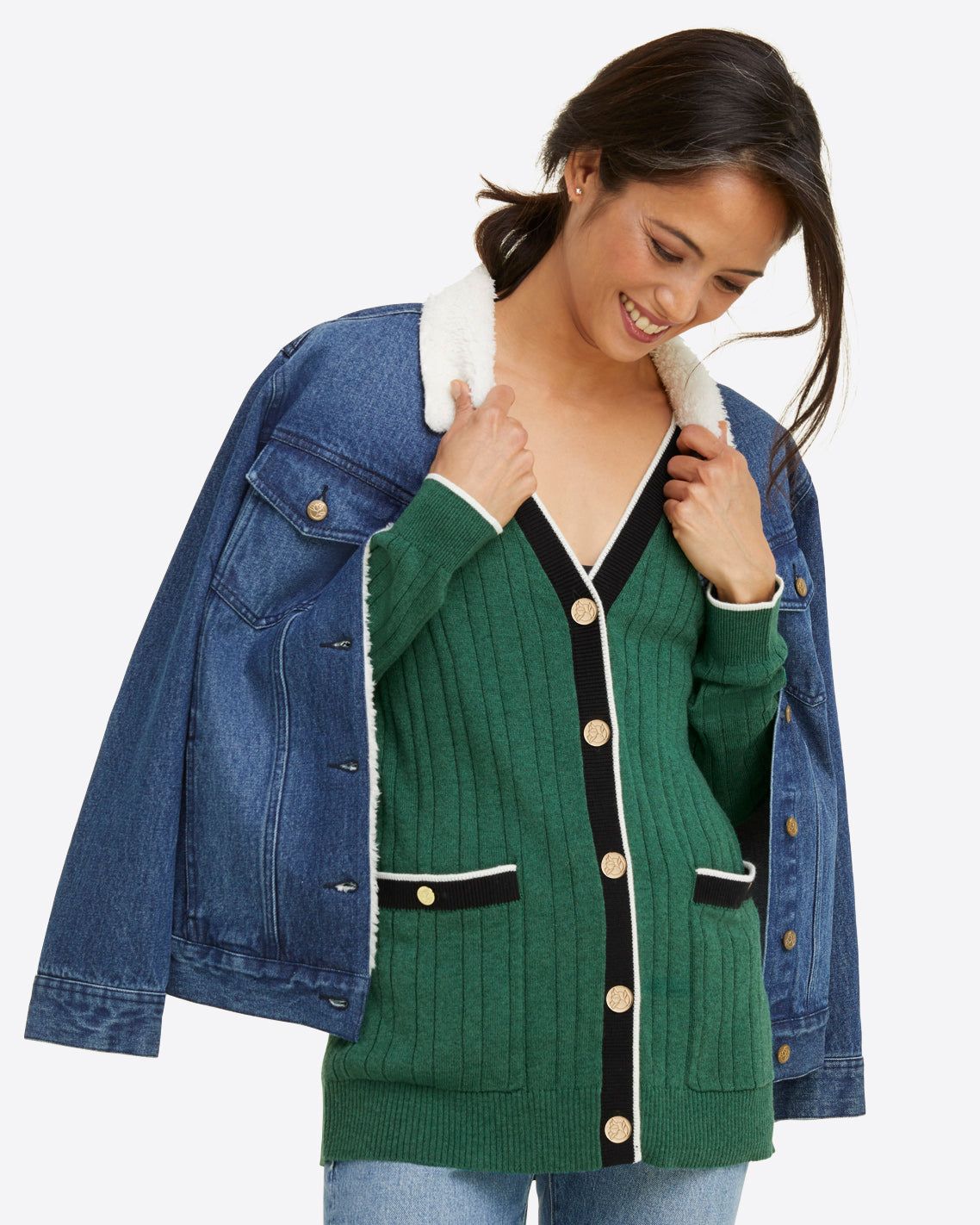 Cassadee Cardigan sold by Draper James product image thumbnail 3