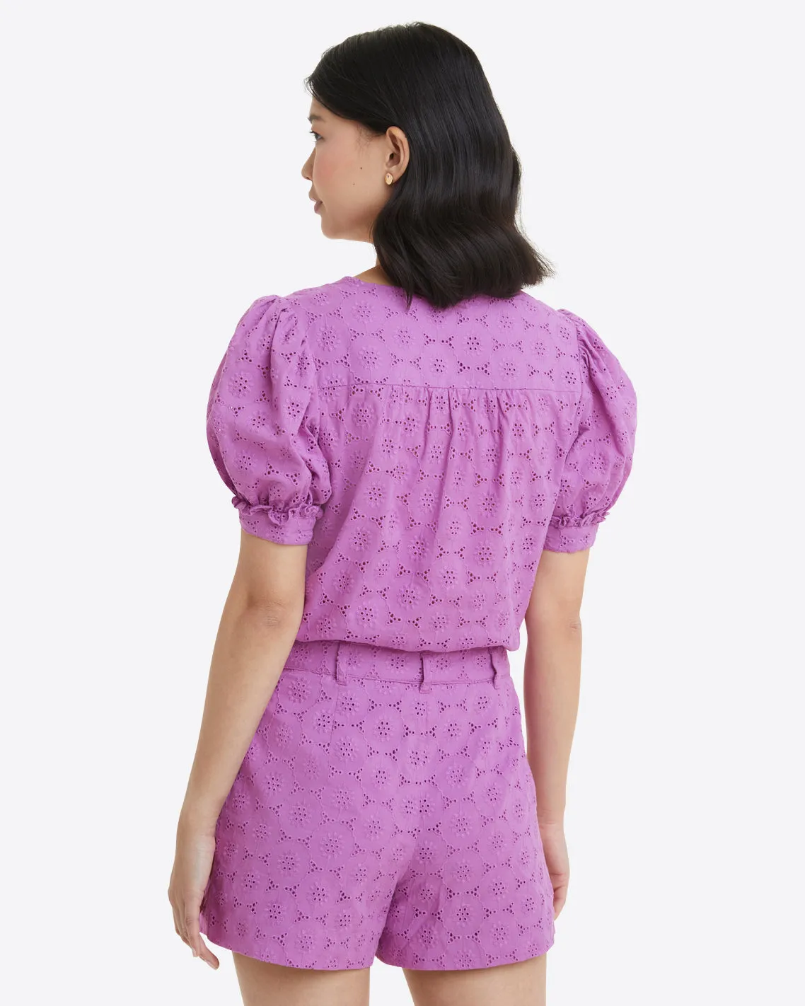 Woven Shorts in Eyelet sold by Draper James product image thumbnail 3