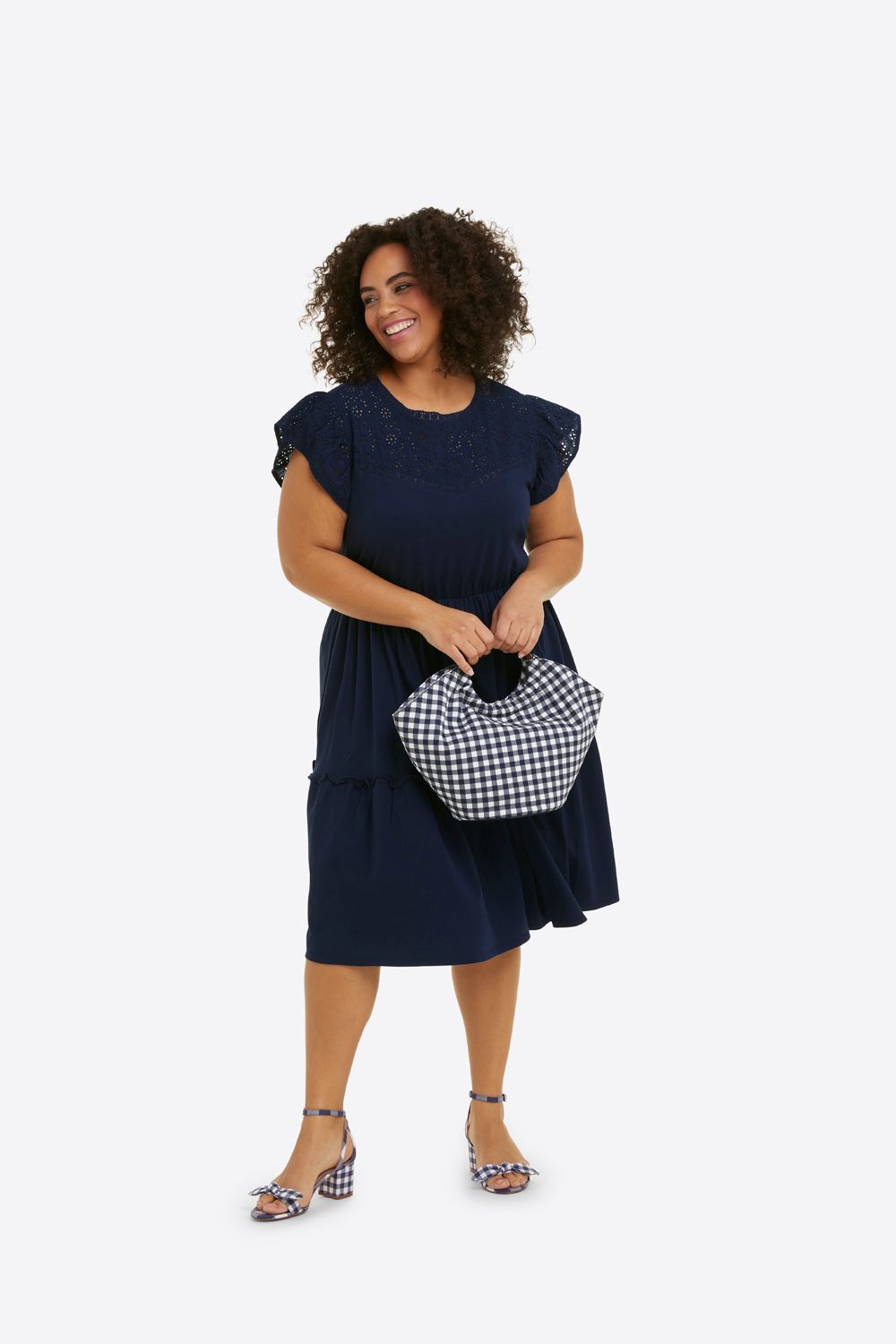 Knit Eyelet Dress sold by Draper James product image thumbnail 4