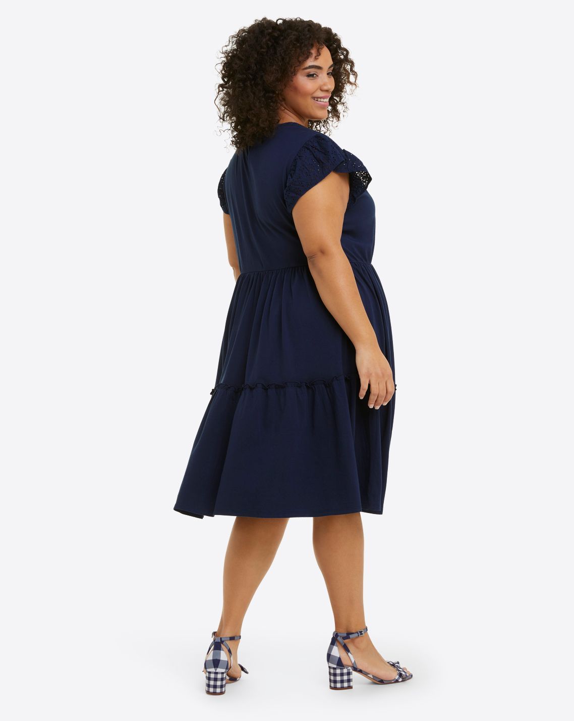 Knit Eyelet Dress sold by Draper James product image thumbnail 5