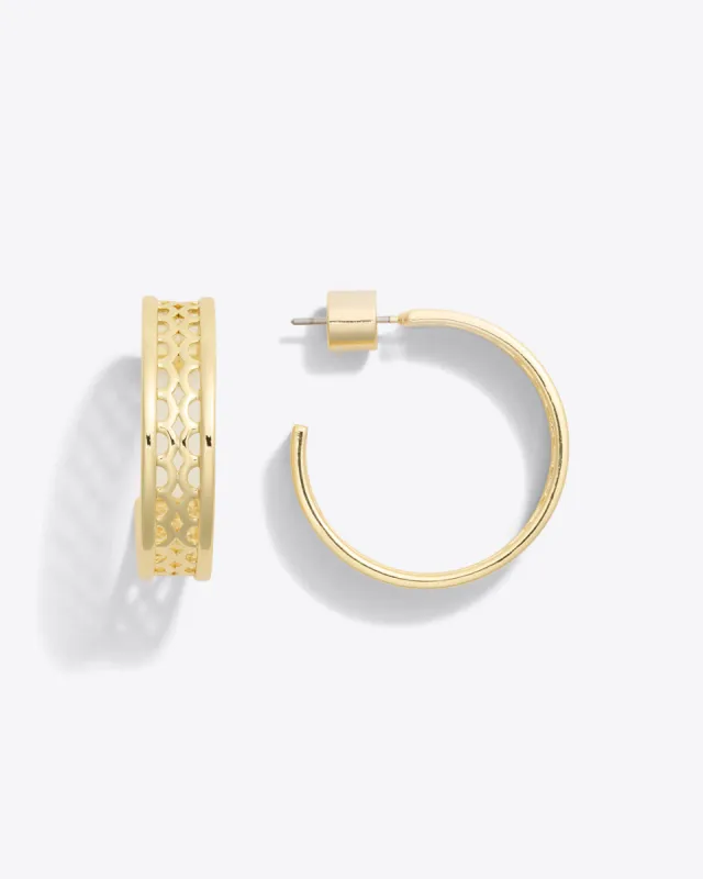 Cutout Hoops sold by Draper James