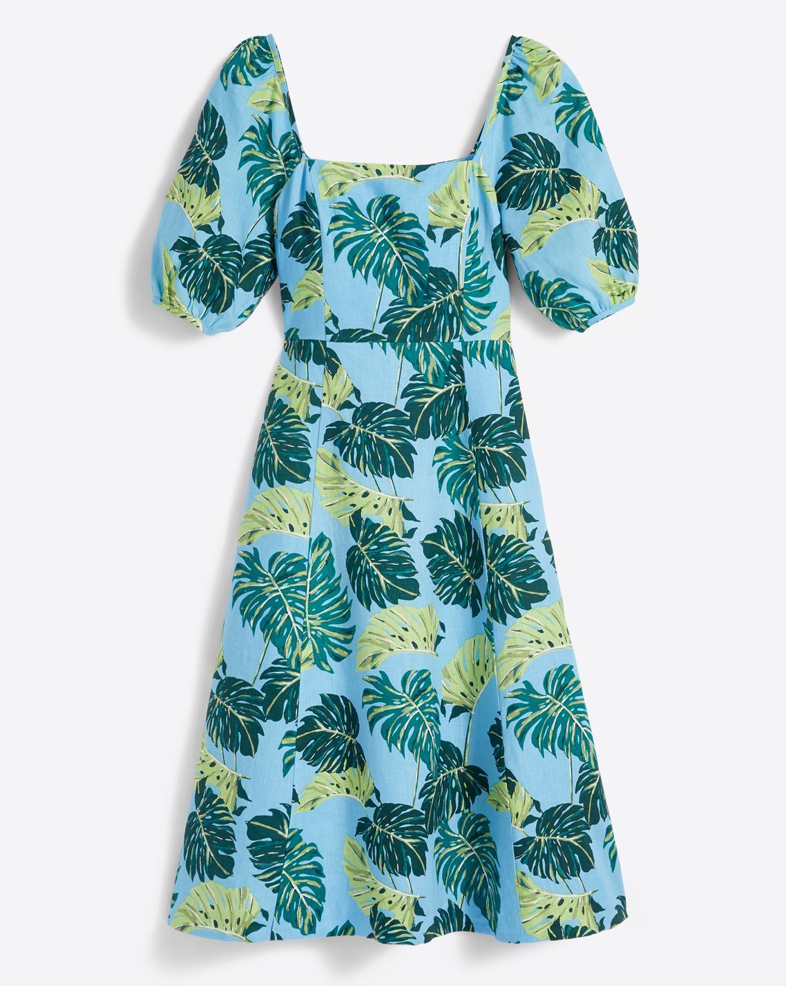 June Dress in Monstera Floral sold by Draper James product image thumbnail 2