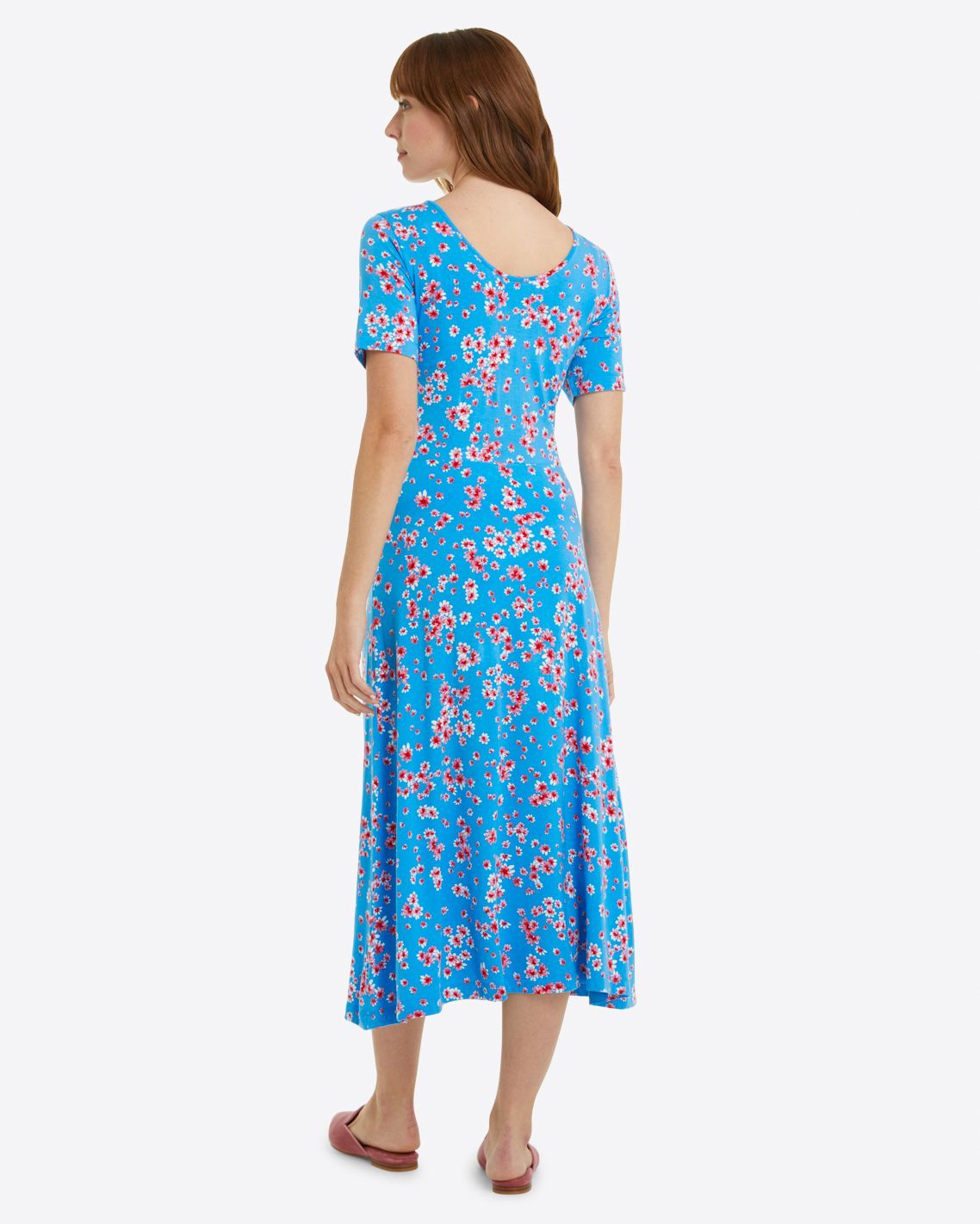 Tammy T-Shirt Dress in Daisy sold by Draper James product image thumbnail 4