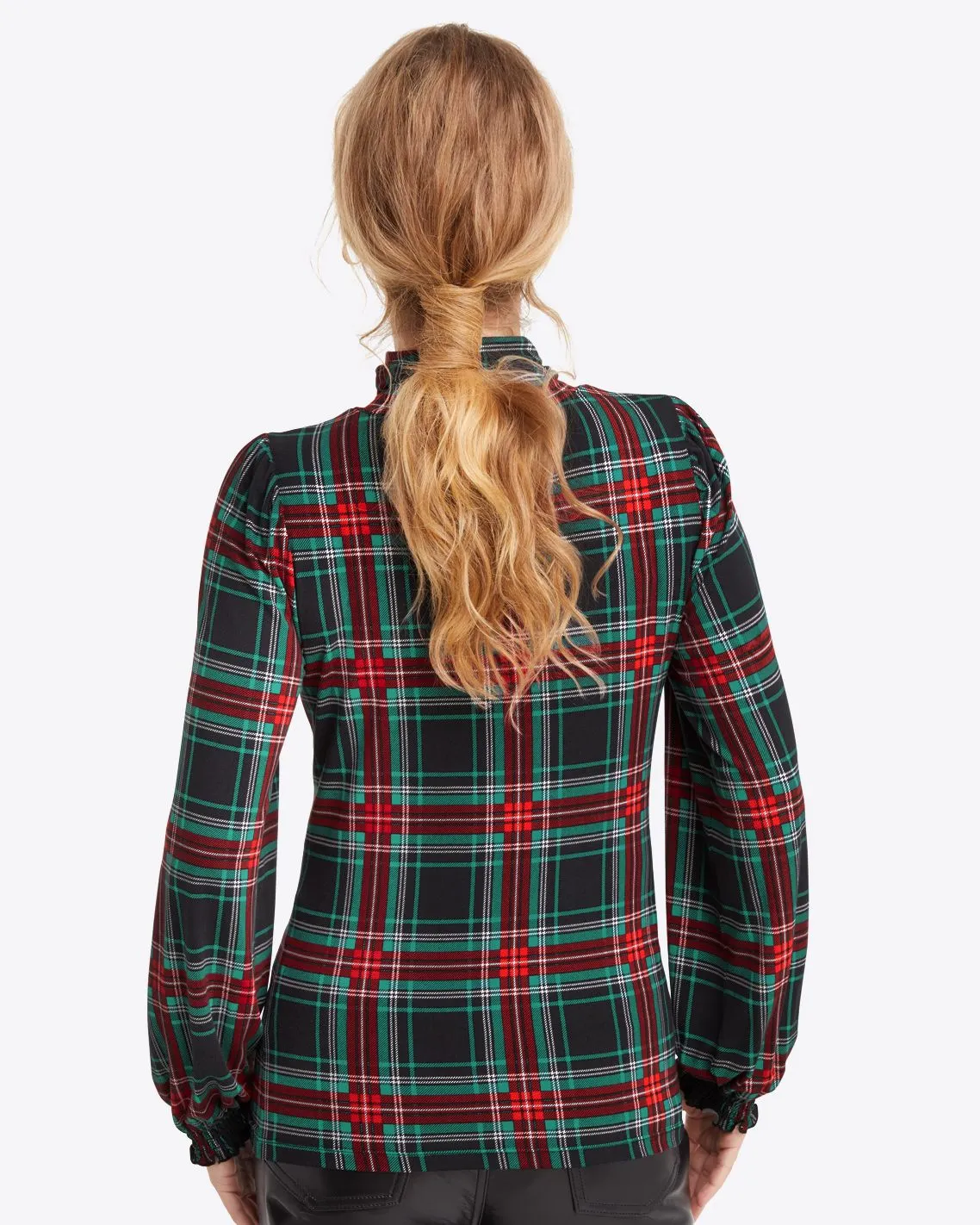 Knit Turtleneck in Georgia Plaid sold by Draper James product image thumbnail 5