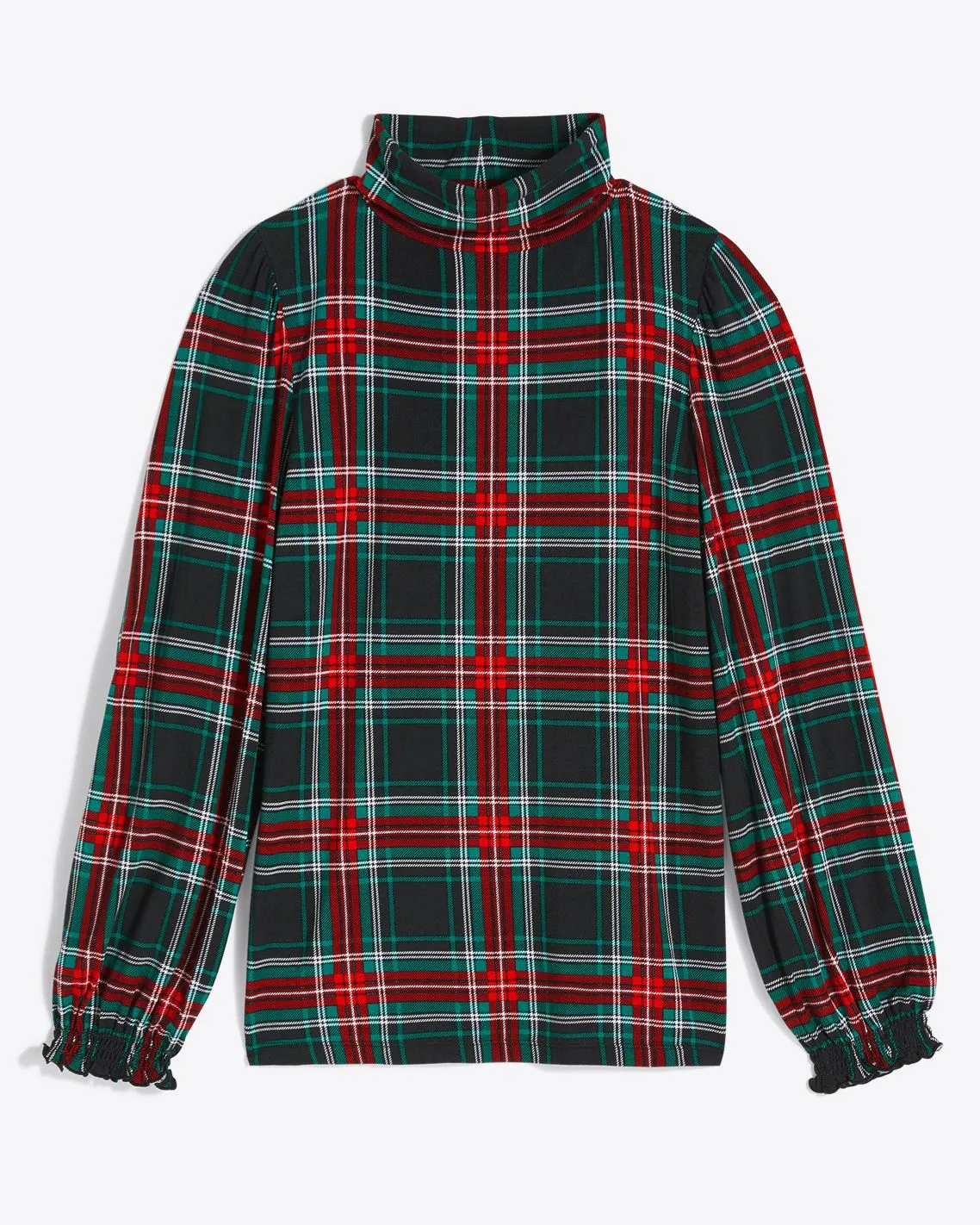 Knit Turtleneck in Georgia Plaid sold by Draper James product image thumbnail 2