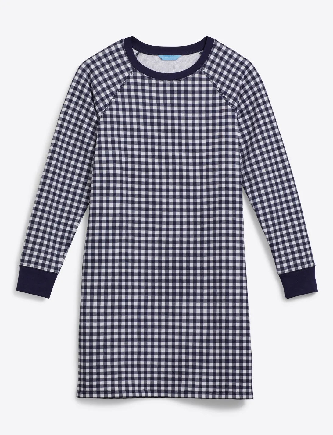 Natalie Sweatshirt Dress in Gingham sold by Draper James product image thumbnail 2