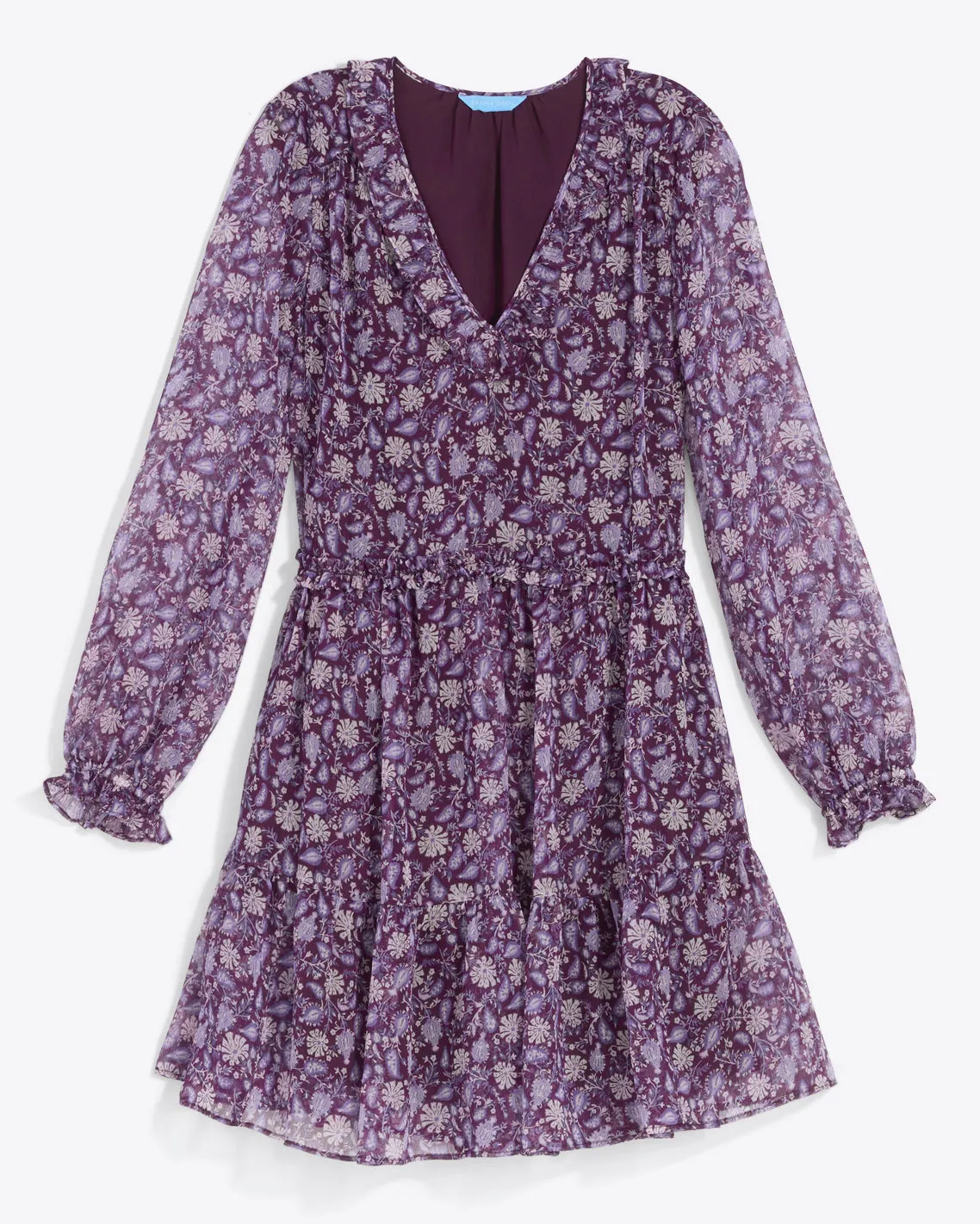 Lorrie Mini Dress in Violet Paisley sold by Draper James product image thumbnail 2