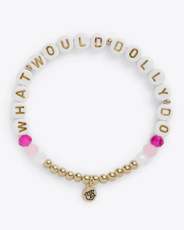 What Would Dolly Do Stretch Bracelet sold by Draper James
