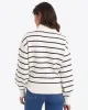Striped Quarter Zip Sweater in Mariner Stripe sold by Draper James
