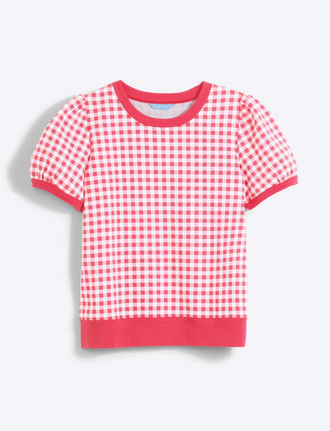 Natalie Short Sleeve Sweatshirt in Gingham sold by Draper James product image thumbnail 2
