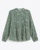Evangaline Long Sleeve Top in Gauzy Cotton sold by Draper James