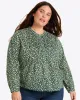 Evangaline Long Sleeve Top in Gauzy Cotton sold by Draper James