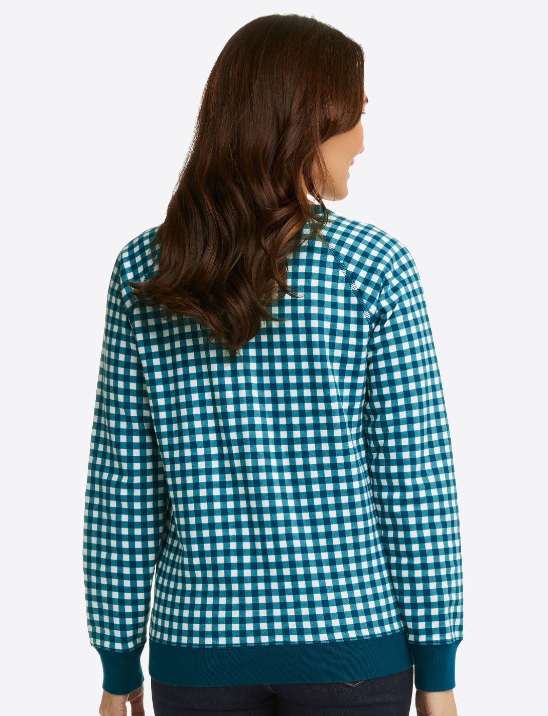 Natalie Sweatshirt in Gingham sold by Draper James product image thumbnail 5