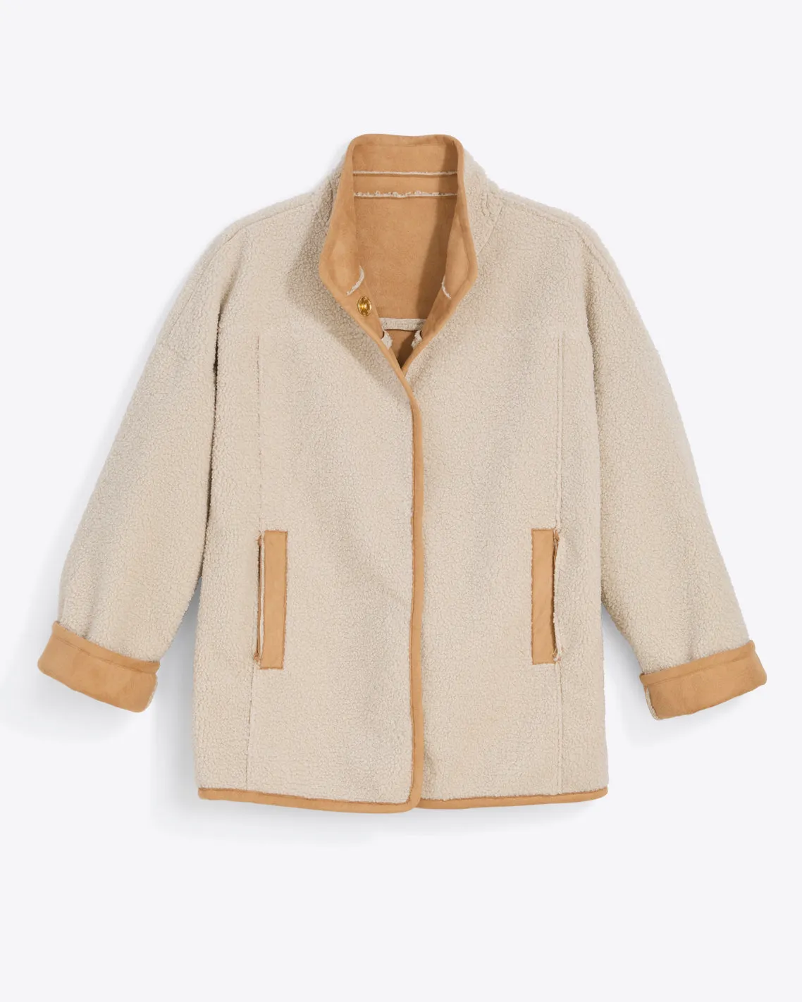 Reversible Sherpa Jacket sold by Draper James product image thumbnail 3